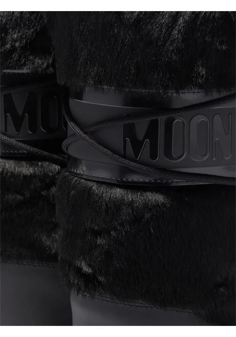 icon faux fur boots woman black MOON BOOT | 80D1408900N001